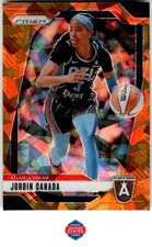 2024 Panini Prizm WNBA #91 Jordin Canada Ice Orange Prizms