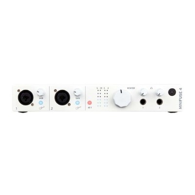 Arturia MiniFuse 4 USB Type-C 4 x 4 Audio Interface (White)