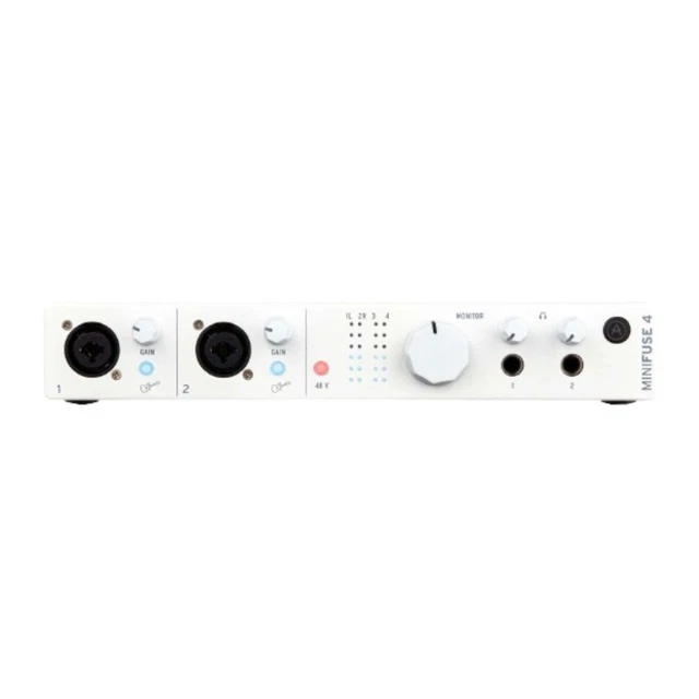 Arturia MiniFuse 4 USB Type-C 4 x 4 Audio Interface (White)