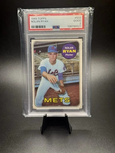 1969 Topps - Nolan Ryan #533 Brand New Slab PSA 2