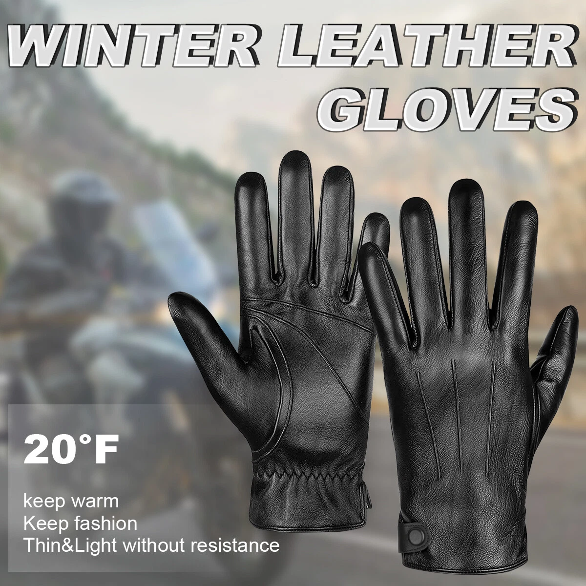 Mens light winter gloves deals
