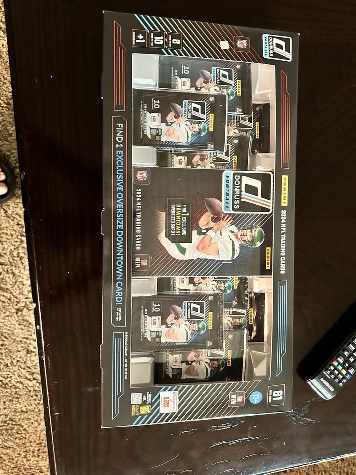 2024 DONRUSS NFL COSTCO TRADING CARD BUNDLE BOX W/ DOWNTOWN POSSIBLE