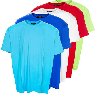 T Shirt Rundhals Plusgröße Basic MARC W  Herren Kurzarm Baumwolle Übergröße