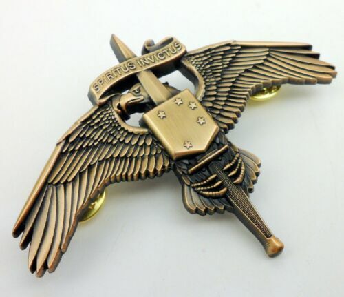 MC MARSOC Wings Badge Pin US Marine Raider Insignia Spiritus Invictus - Bild 3 von 3