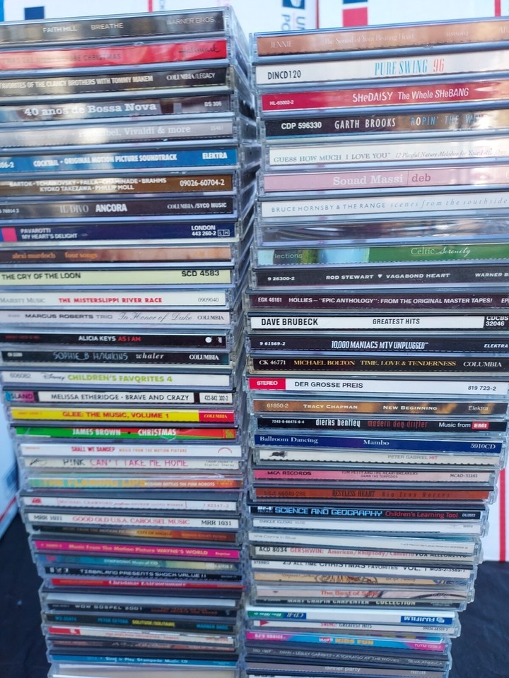 Retro Cd Collection Lot Of 90 Vintage Cd Collection W/ Rock & Moreš„Estate Sale CDs, See ...