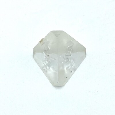 Older Gamescience Clear d4 Die 4 Sided Sharp Edged Uninked D&D RPG Dice