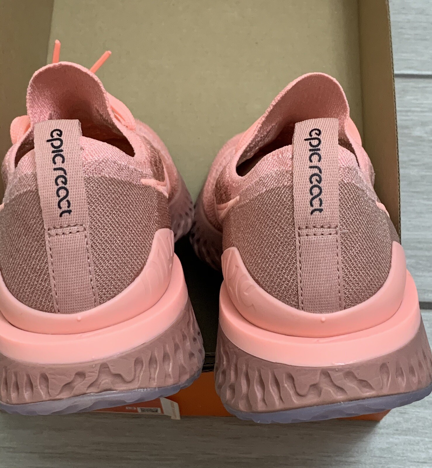 nike epic react flyknit 2 rust pink