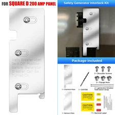 For Square D 200 Amp Panels Generator Interlock Kit Main Panels Vertical