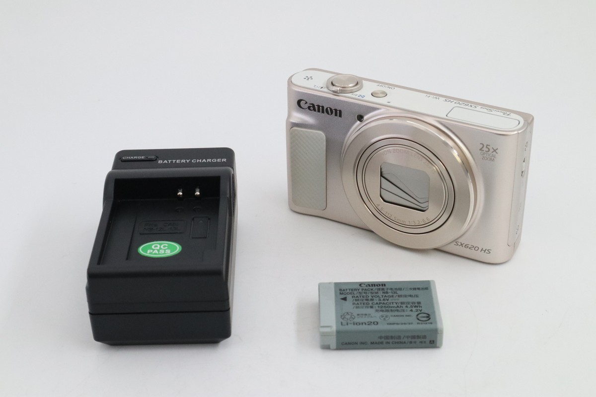 Canon PowerShot SX620 HS Silver White 20.2MP Digital Camera
