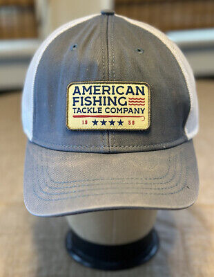 AFTCO American Fishing Tackle Co Mesh Trucker Snapback Hat Pitchin Bait  Since 58 