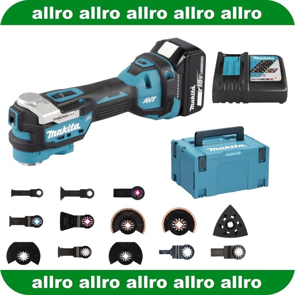 Makita Akku-Multifunktionswerkzeug DTM52T1JX2, 1 Akku 5,0Ah + LG + Makpac + ZB-image