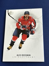 2020-21 SP Hockey Authentic #12 Alex Ovechkin Washington Capitals