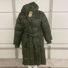 Gap Big Puff Coat Women's Size Xl Green 742282