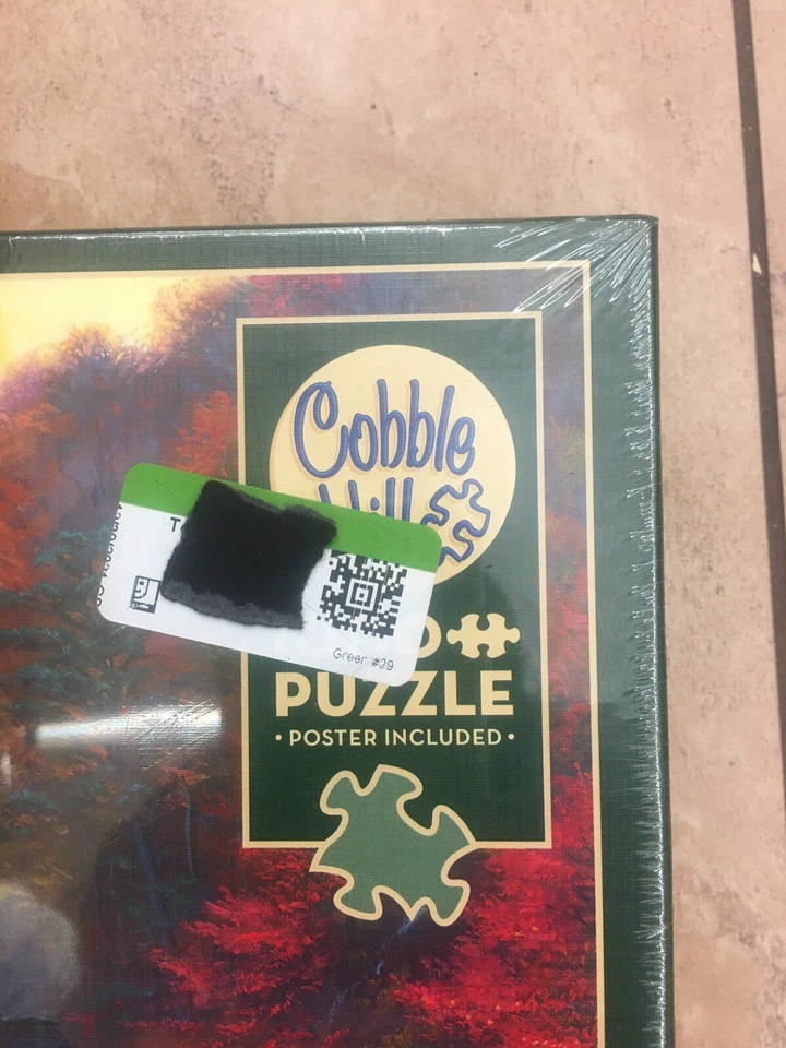 Rompecabezas Cobble Hill “Smoky Train” 1000 piezas follaje de otoño nuevo sellado Foto 3 de 4