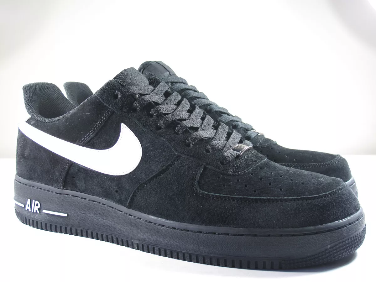 DS 2011 NIKE AIR FORCE 1 LOW 315122 057 BLACK SUEDE 11.5 MAX 180