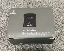 Iron Lock® - Key Lock Box Wall Mount for Keys 4 Digit Combination
