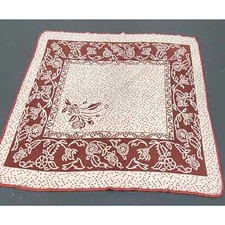 Vtg Floral Reversible Blanket