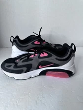 Nike Air Max 200 Thunder Grey Hot Punch Red Shoes AQ2568-005 Mens Size 8 MINT