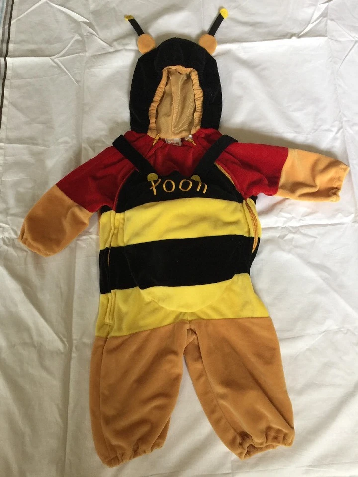 Disfraz Halloween Niños Abeja De Disney Store 18 Meses Rojo Amarillo Negro Foto 2 de 4