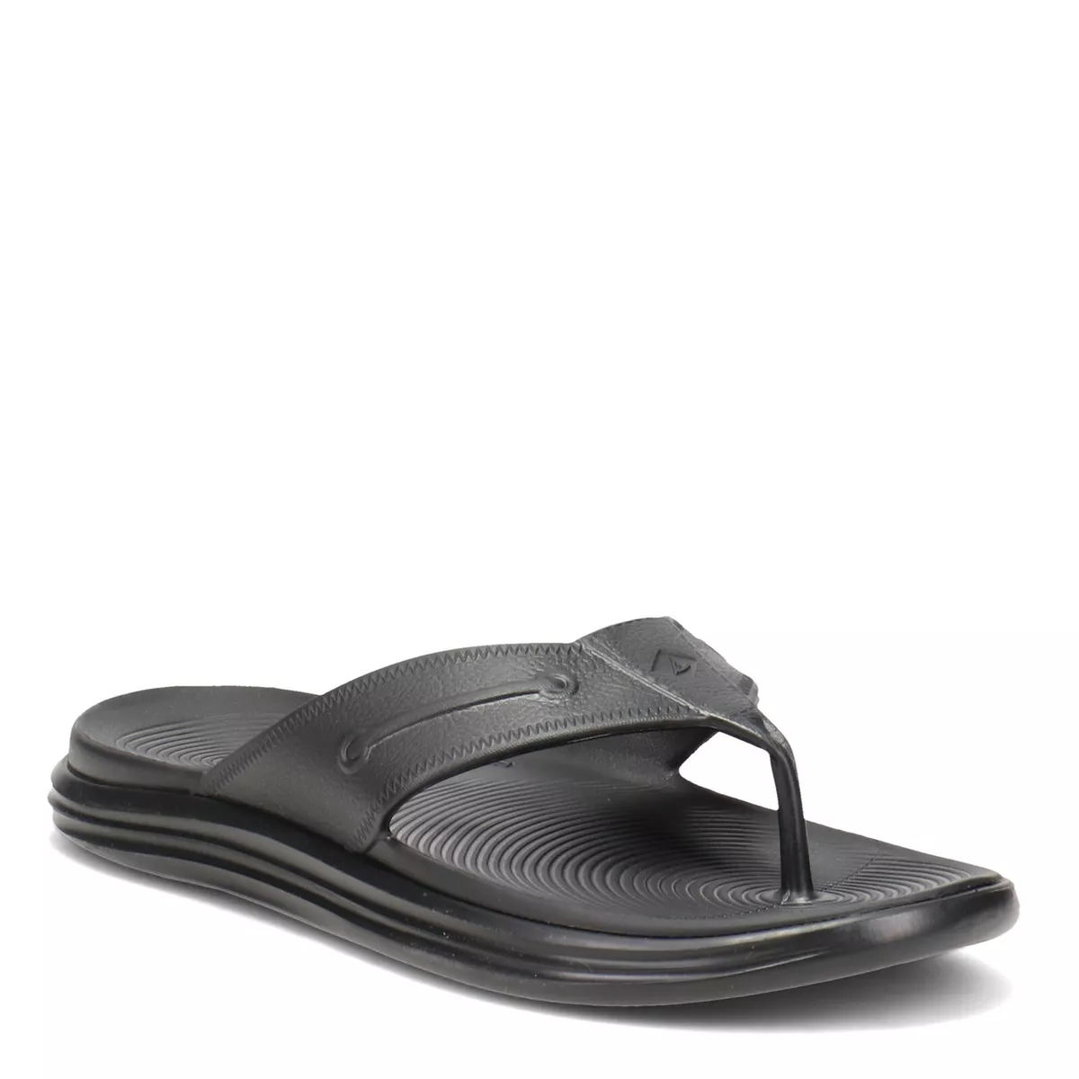 Men s Sperry Top Sider Windward Float Flip Flop Black Black