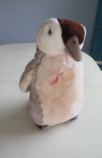 Vintage German STEIFF Penguin 14 " 2507/38 w/ tag