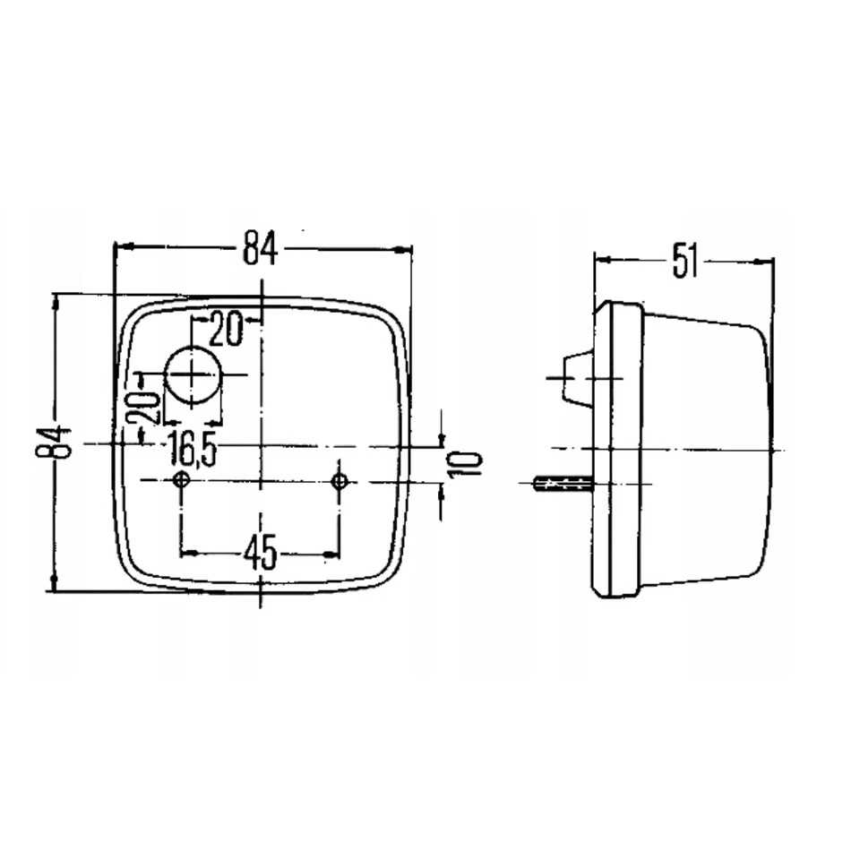 Hella Blinker mit Standlicht Traktor für Fendt Case IH 2BE003 014-251 L+R - Bild 4 von 4