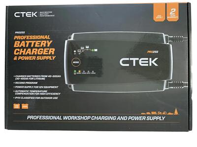 CTEK PRO25S Ladegerät 12V 25A ideal für Werkstatt während Updates