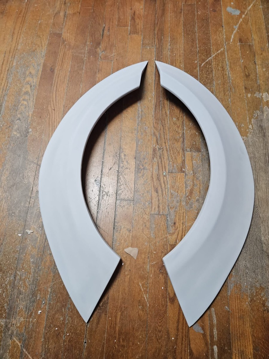 2008-2013 BMW 1 Series E82 E88 1M Style Side Skirts Wide Rear  2008-2013 Fit BMW 128i/135i 1M Rear Fender Flares Fiberglass Rear Quarter Panels display picture 1