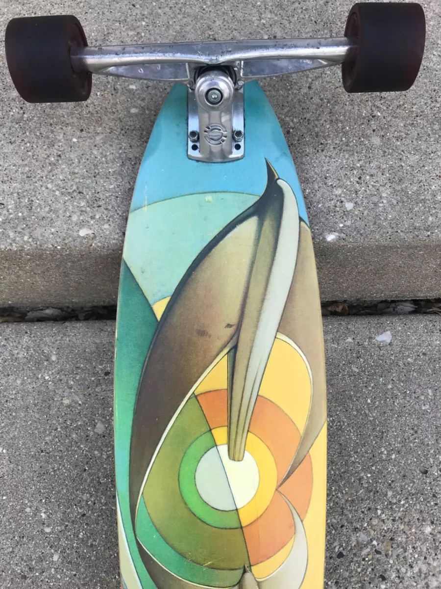 Original Jay Alders Love Birds Pintail Surfskate Longboard Skateboard 37” 8.1x37