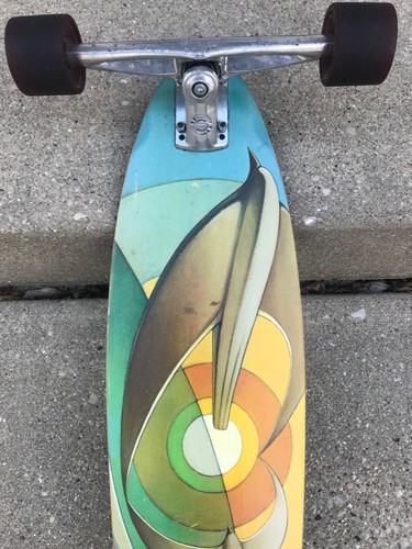 Patineta longboard original Jay Alders Love Birds cola pintada surf patineta 37"" 8,1x37 - Imagen 2 de 16