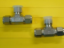 NEW Parker 810-3-8TTM 316 Stainless Branch Tee 1/2"T x 1/2"T x 1/2"MNPT Lot of 2