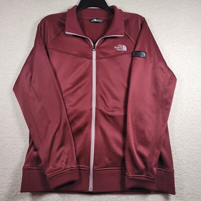 The North Face Womens Takeback Track Jacket XL Zinfandel Red Embroidered