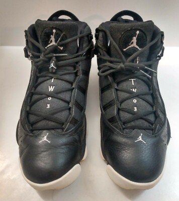 %Nike Air Jordan 6 Rings Mens Size 11 Black Shoes 322992-021 / AJ12 Nike Air Jordan 6 Rings Mens Size 11 Black Shoes 322992-021  main image 4