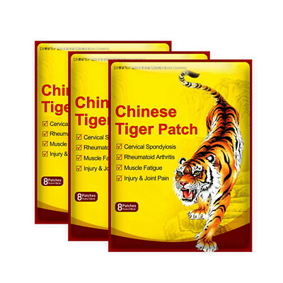 40PCS Tiger Pain Relief Patch Chinese Medical Back Pain Heat Pain Relief Plaster