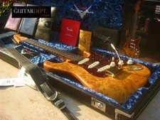 ♚as_new♚2022 Fender Custom Shop Artisan Burl Maple Stratocaster♚aaaa♚ebony♚hw's!