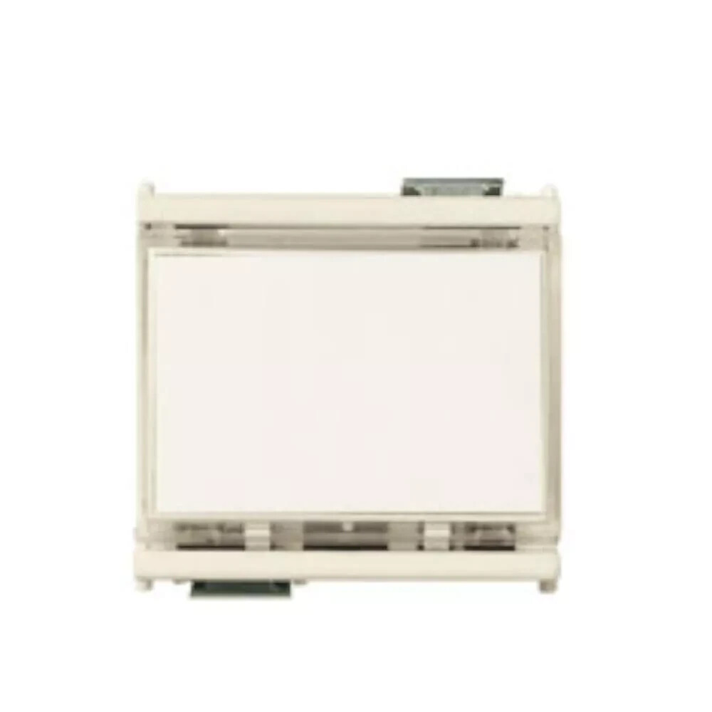 PULSANTE TARGHETTA PORTANOME 2 MODULI ILLUMINABILE 08420 VIMAR SERIE 8000