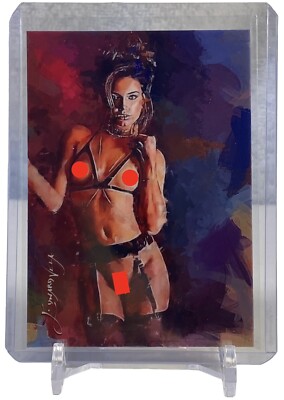 Brittany Brousseau Limited Edition Art Card No. 2 #8/50 Signed By Edward Vela