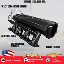 LS Intake Manifold Low Profile Cathedral Port 102Mm Compatible with Chevy GM