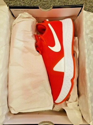 New Nike Air Zoom Paul George PG IV 4 TB Promo Team Orange CW4134-802 Size 8