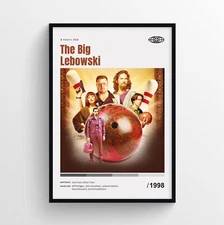 The Big Lebowski Movie Poster Print, Wall Art - Unframed