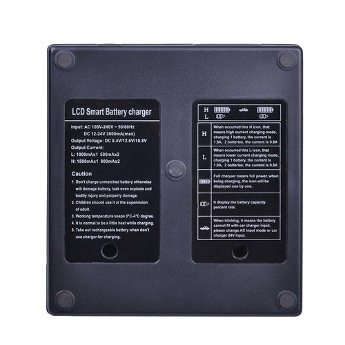 Cargador de batería doble LP-E19 para Canon LP-E19 LP-E4N LP-E4 EOS 1Dx 1D Mark III IV - Imagen 5 de 6