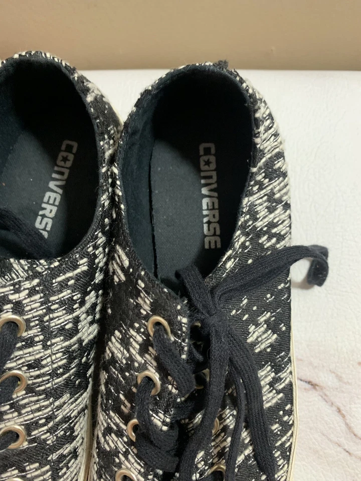 Converse Gemma Ox Winter Knit Chuck Taylor All Star Size 8 Womens 553450C - Image 4 of 4