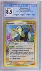 Pokemon 2006 EX Crystal Guardians Blastoise #2 Holo CGC 8.5