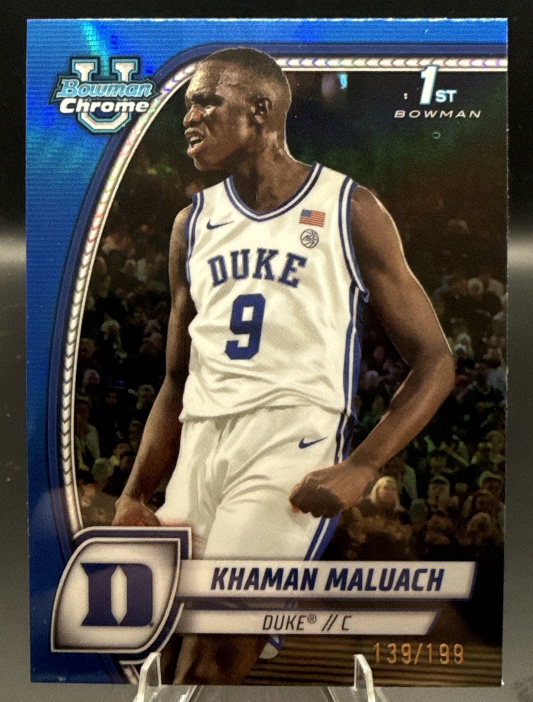 2024-25 Bowman U Chrome Khaman Maluach #46 Blue Refractor /199