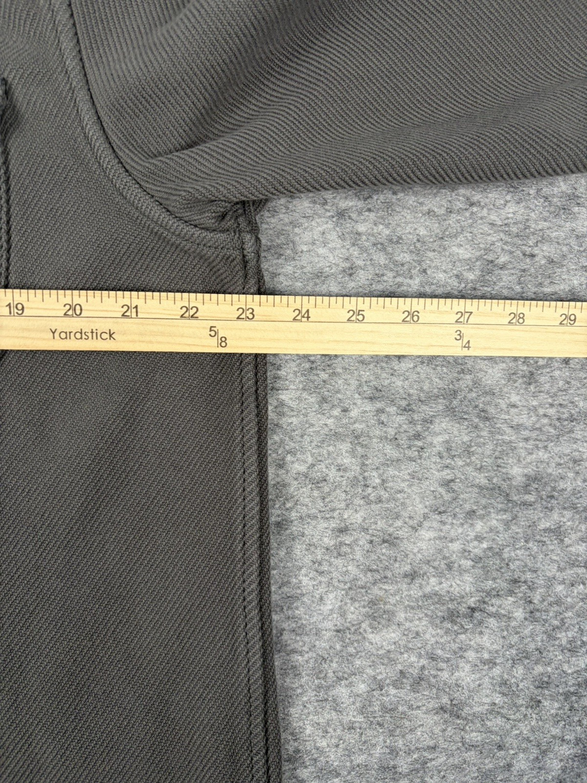 OUTERKNOWN Mens L Flannel Solid Gray Blanket Shir… - image 4