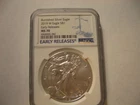 2019-W  Silver Eagle Early release NGC MS-70 BURNISHED