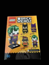 LEGO BRICKHEADZ DC COMICS THE JOKER ( 41588! ) RETIRED BRAND NEW Sealed 