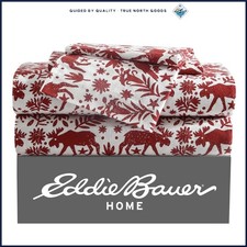 4 Piece Full Size Flannel Sheet Set with Deep Pockets and Cozy Floral Design