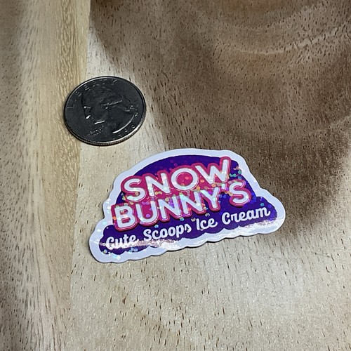 Mini brands KAWAII Snow Bunny’s Cute Scoops Ice Cream Sticker