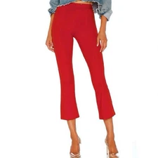 LOVERS + FRIENDS REVOLVE RED CROPPED PANTS XS
